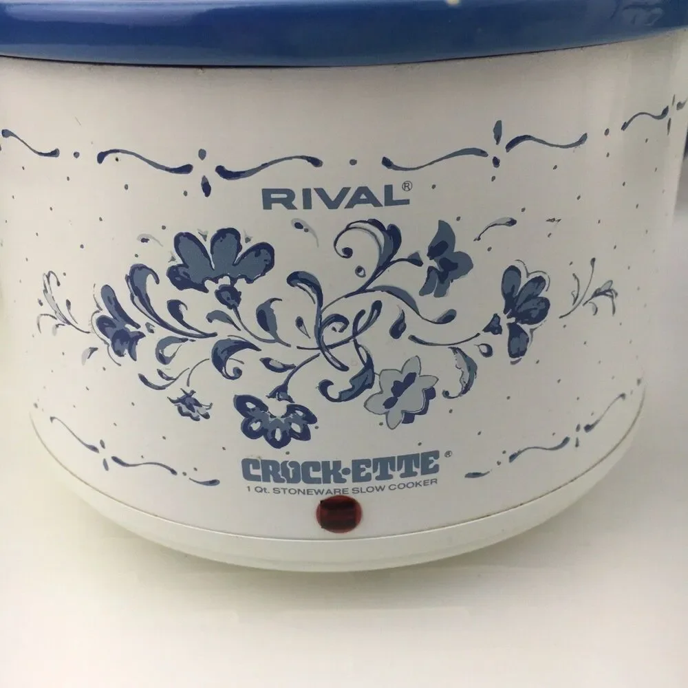 Vintage Rival Crockpot Mini Crockette 1Qt 3200 Slow Cooker Oatmeal RV Crock Pot